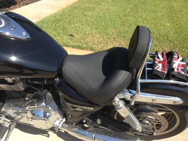 triumph thunderbird backrest