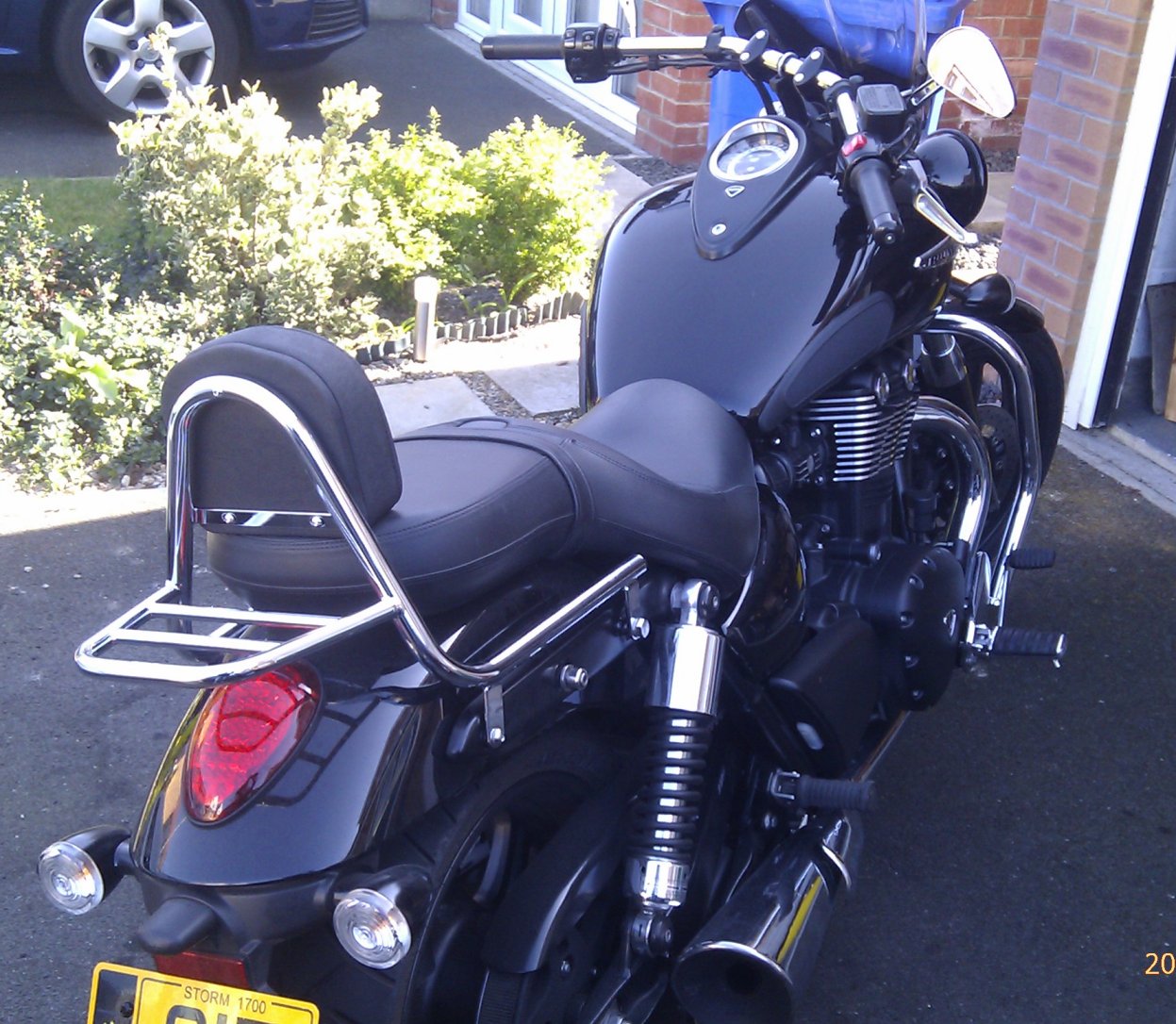 triumph thunderbird backrest